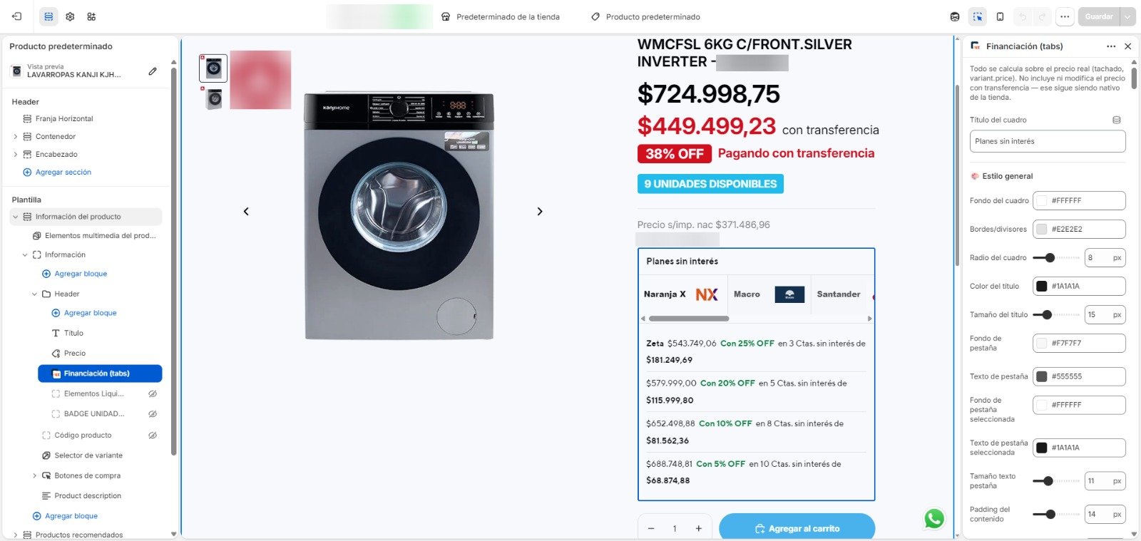 Shopify Financiación